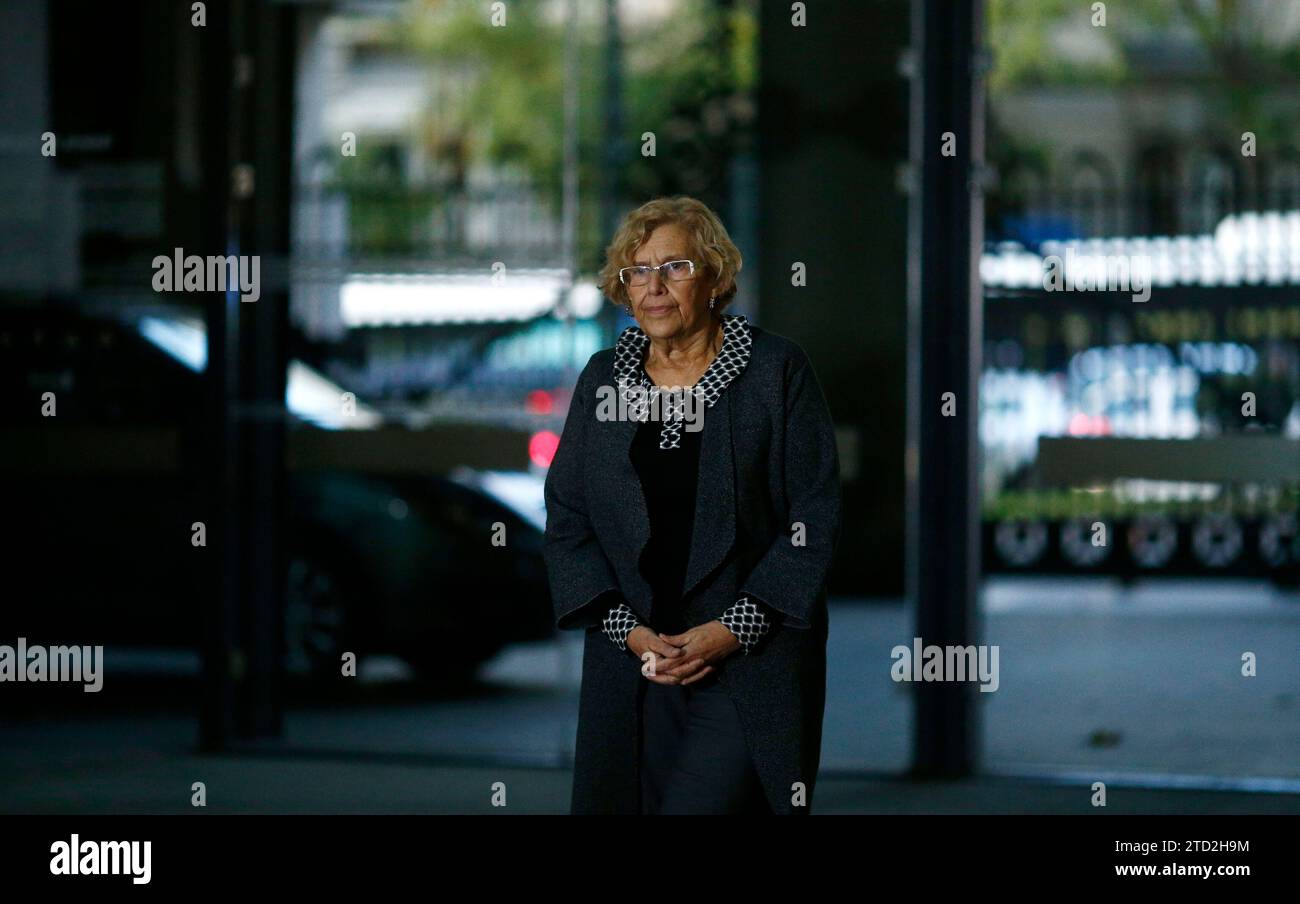 Madrid, 11/26/2015. Sindaco Manuela Carmena al Municipio. Foto: Oscar del Pozo Archdc. Crediti: Album / Archivo ABC / Oscar del Pozo Foto Stock