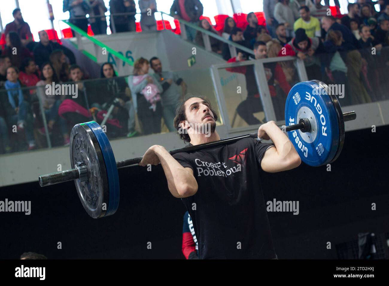 Madrid, 12/05/2015. CrossFit nella scatola magica. Foto: Isabel Permuy Archdc. Crediti: Album / Archivo ABC / Isabel B Permuy Foto Stock