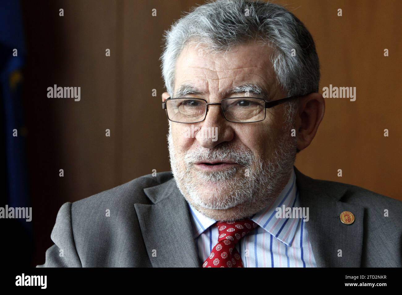 Toledo, 16/06/2016. Intervista a Ángel Felpeto, Ministro dell'istruzione, della Cultura e dello Sport. Foto: Luna Revenga ARCHDC. Crediti: Album / Archivo ABC / Luna Revenga Foto Stock