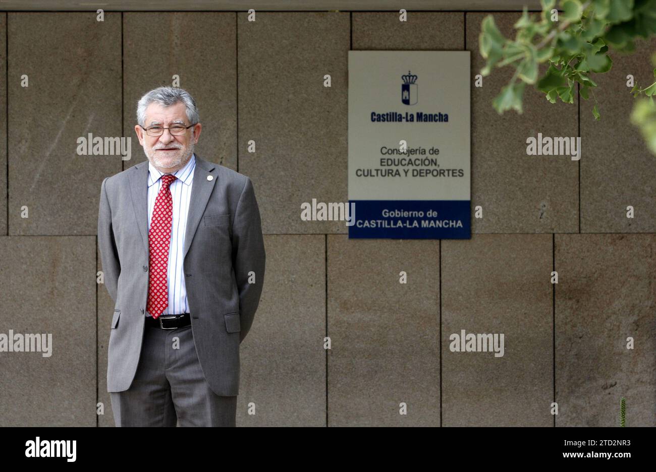 Toledo, 16/06/2016. Intervista a Ángel Felpeto, Ministro dell'istruzione, della Cultura e dello Sport. Foto: Luna Revenga ARCHDC. Crediti: Album / Archivo ABC / Luna Revenga Foto Stock