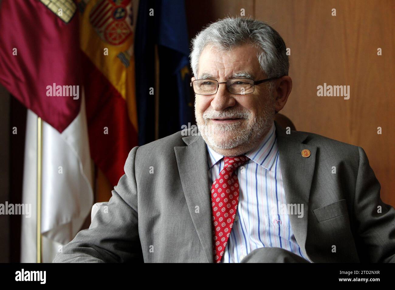 Toledo, 16/06/2016. Intervista a Ángel Felpeto, Ministro dell'istruzione, della Cultura e dello Sport. Foto: Luna Revenga ARCHDC. Crediti: Album / Archivo ABC / Luna Revenga Foto Stock