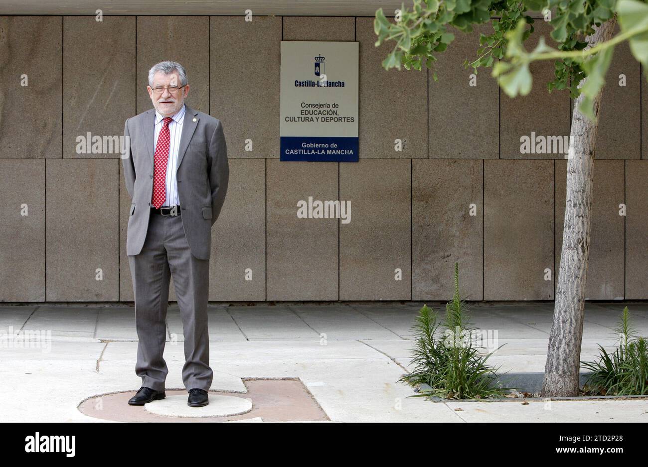 Toledo, 16/06/2016. Intervista a Ángel Felpeto, Ministro dell'istruzione, della Cultura e dello Sport. Foto: Luna Revenga ARCHDC. Crediti: Album / Archivo ABC / Luna Revenga Foto Stock
