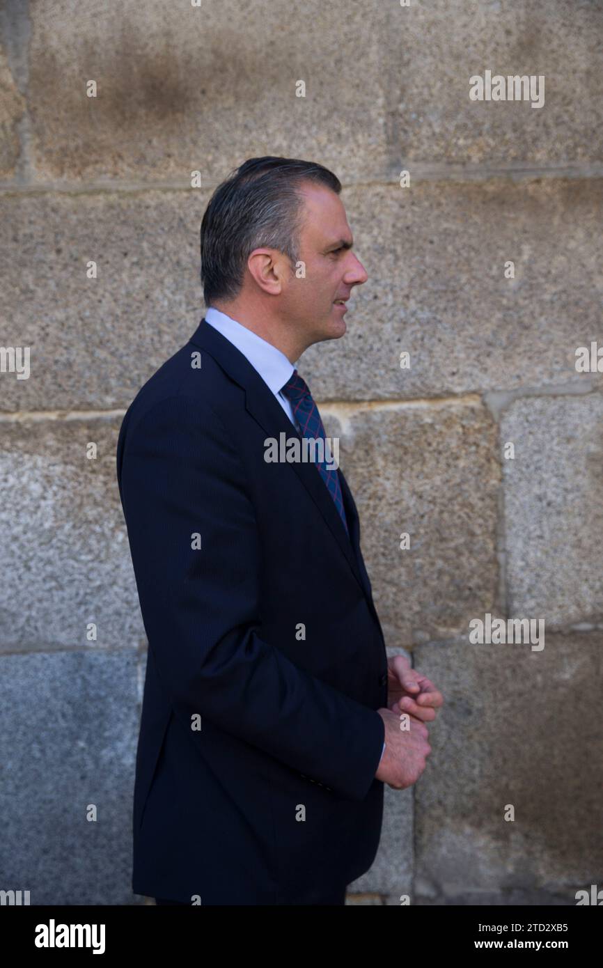 Madrid, 02/05/2019. In posa con Manuela Carmena, Más Madrid candidata e attuale sindaco della capitale; José Luis Martínez Almeida del PP, Pepu Hernández del PSOE, Begoña Villacis di Ciudadanos, Carlos Sánchez Mato di Madrid en Pie e Javier Ortega Smith di Vox. Candidati per le elezioni comunali a Madrid. Foto: Ángel de Antonio ARCHDC. Crediti: Album / Archivo ABC / Ángel de Antonio Foto Stock