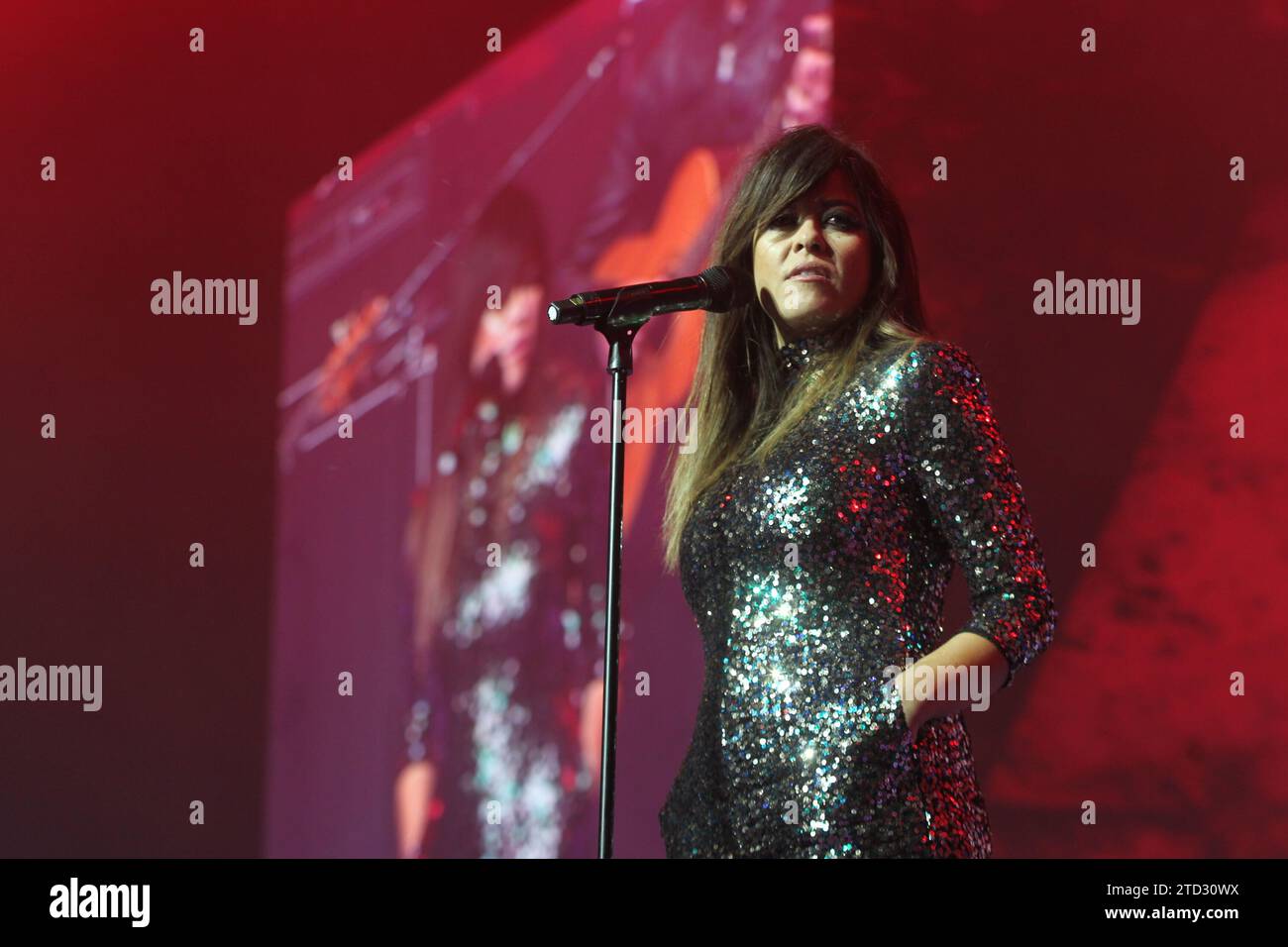 Madrid, 23/03/2019. La notte di Cadena 100. In the Image, concerto di Vanesa Martín. Foto: Isabel Permuy Archdc. Crediti: Album / Archivo ABC / Isabel B Permuy Foto Stock