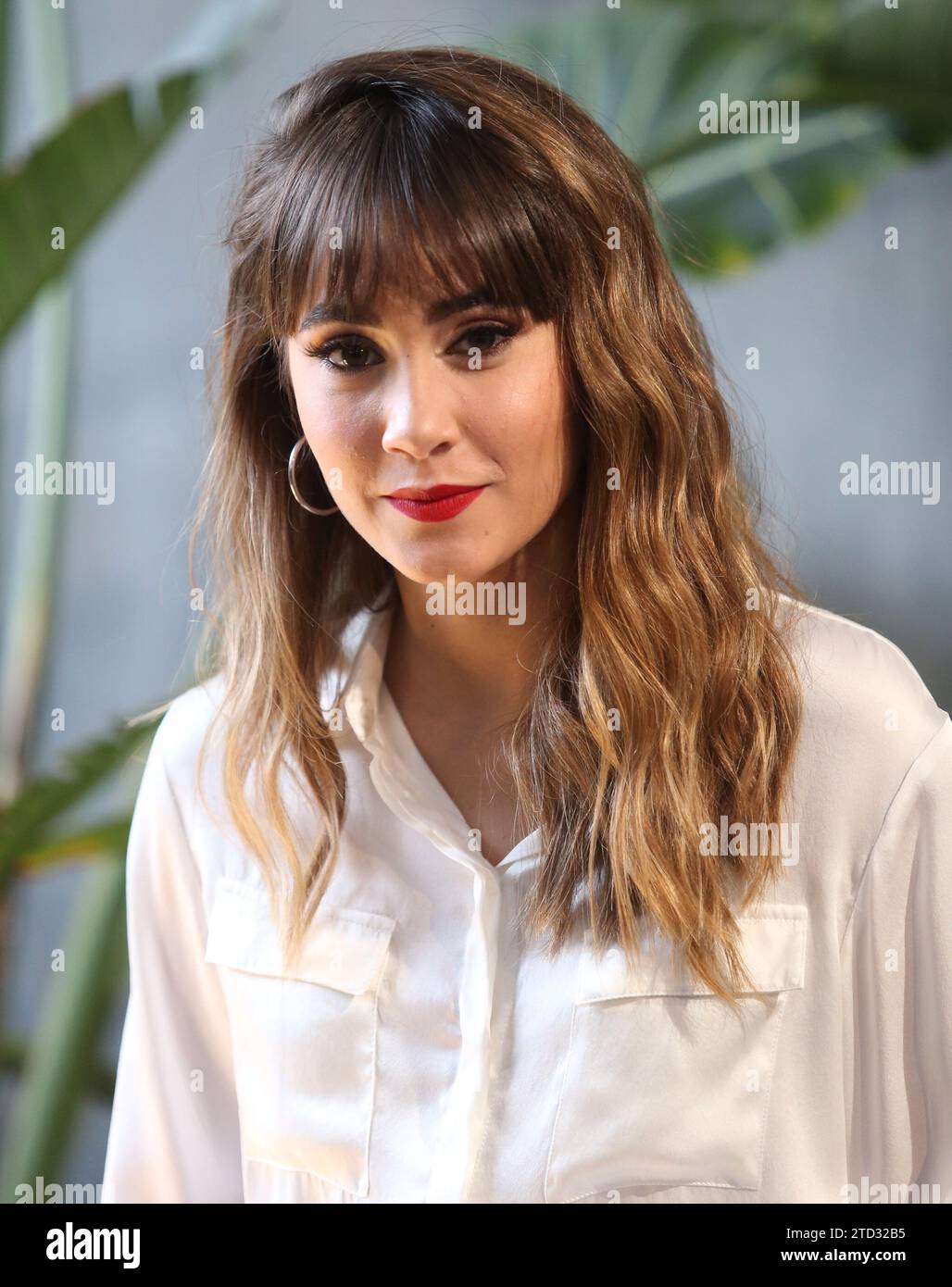 Madrid, 11/08/2018. Intervista con Aitana cantante degli OT. Foto: Ernesto acute Archdc. Crediti: Album / Archivo ABC / Ernesto Agudo Foto Stock