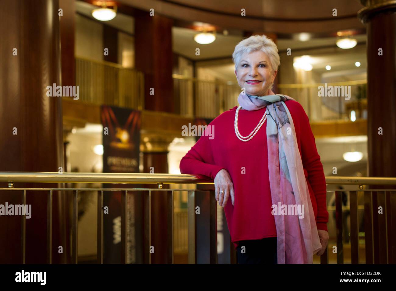 Madrid, 10/26/2018. Intervista con Mariella Devia. Foto: Isabel Permuy Archdc. Crediti: Album / Archivo ABC / Isabel B. Permuy Foto Stock