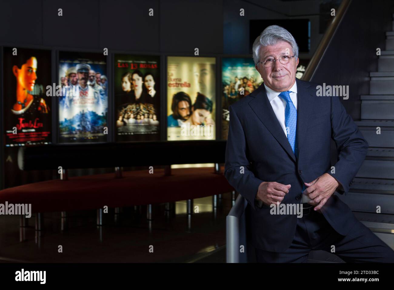 Madrid, 12/09/2019. Intervista con Enrique Cerezo. Foto: Isabel Permuy Archdc. Crediti: Album / Archivo ABC / Isabel B Permuy Foto Stock