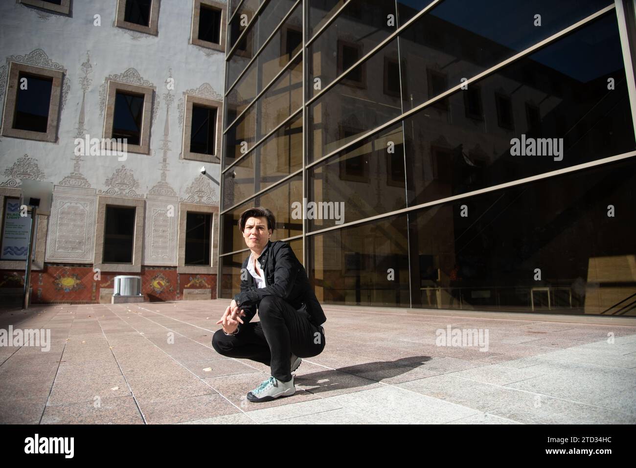 Barcellona, 10/02/2018. Intervista con Carolin Emcke. Foto: Inés Baucells. ArchDC. Crediti: Album / Archivo ABC / Inés Baucells Foto Stock