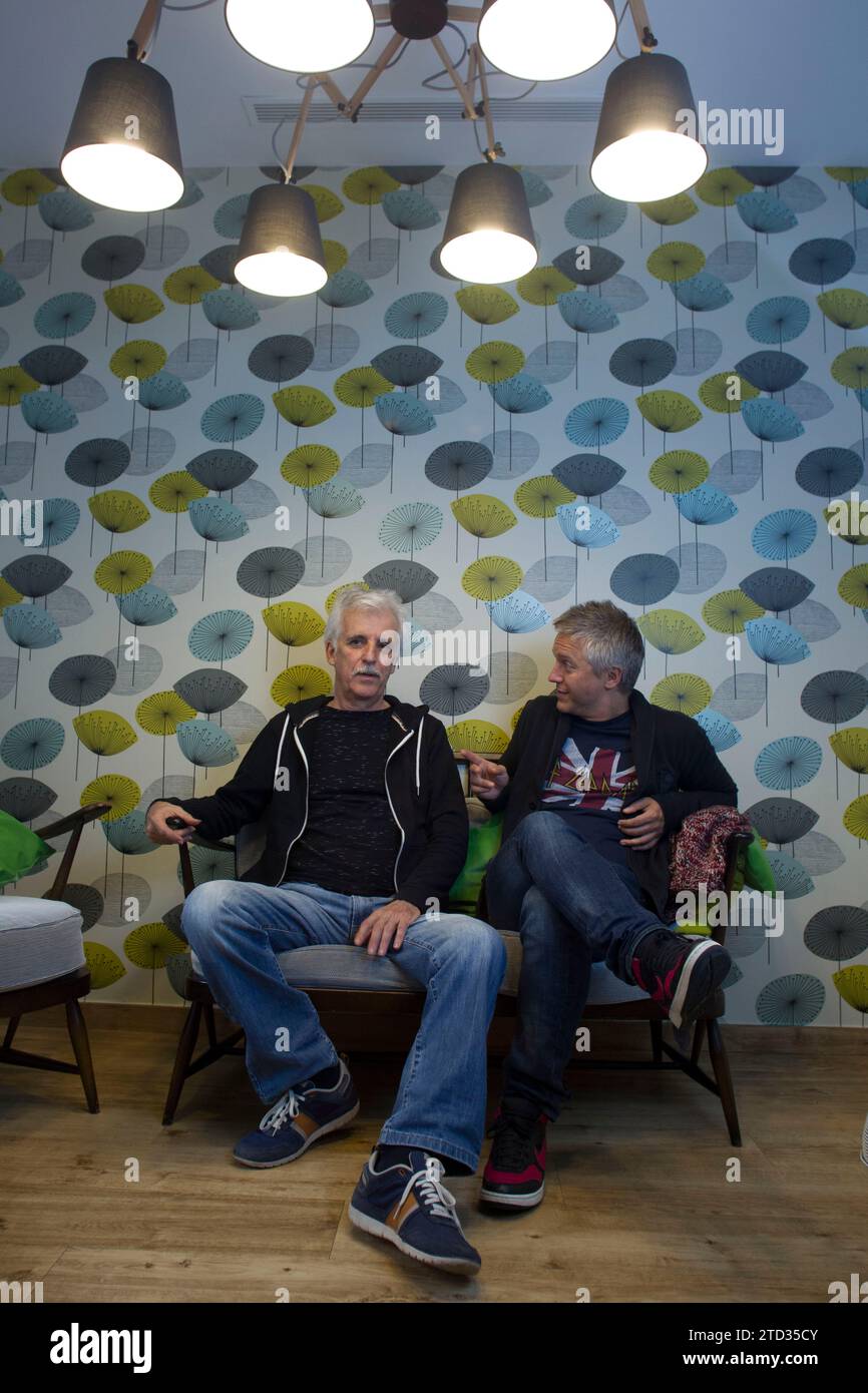 Madrid, 03/02/2015. Kiko Venom e Martín Buscaglia. Foto: Isabel Permuy Archdc. Crediti: Album / Archivo ABC / Isabel B Permuy Foto Stock