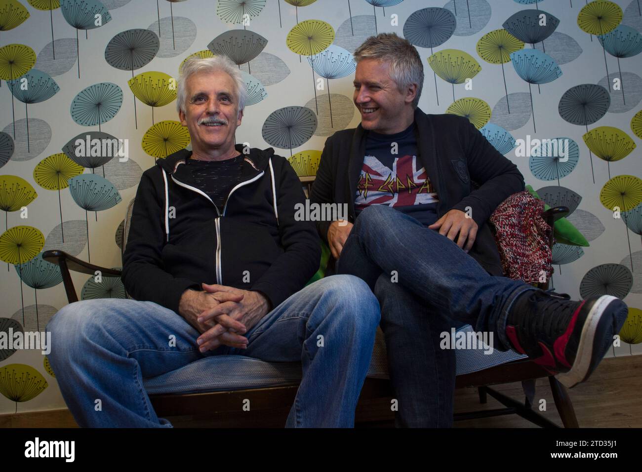 Madrid, 03/02/2015. Kiko Venom e Martín Buscaglia. Foto: Isabel Permuy Archdc. Crediti: Album / Archivo ABC / Isabel B Permuy Foto Stock