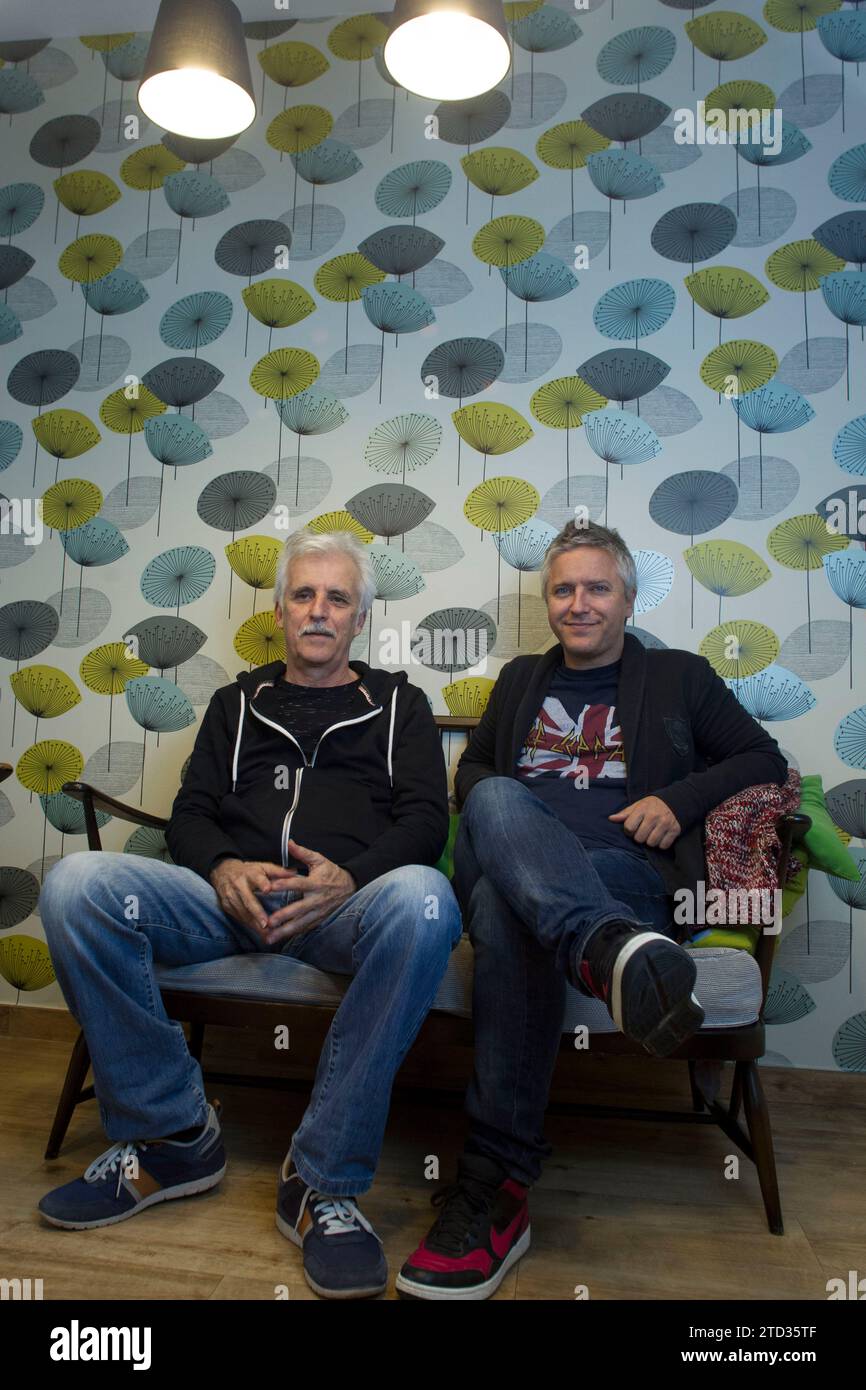 Madrid, 03/02/2015. Kiko Venom e Martín Buscaglia. Foto: Isabel Permuy Archdc. Crediti: Album / Archivo ABC / Isabel B Permuy Foto Stock