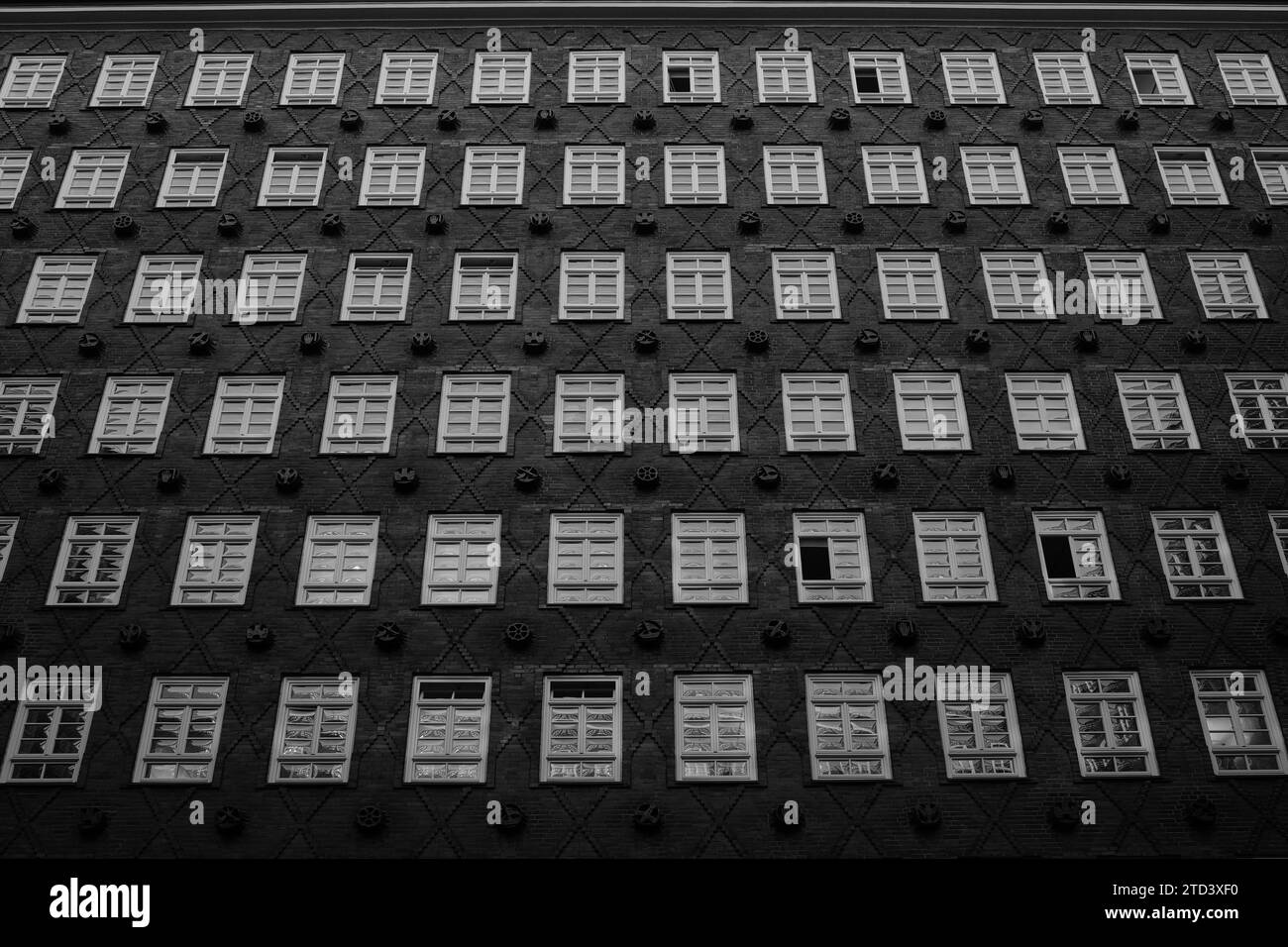 Edificio nel centro storico della città, città anseatica di Amburgo, Amburgo, Germania Foto Stock