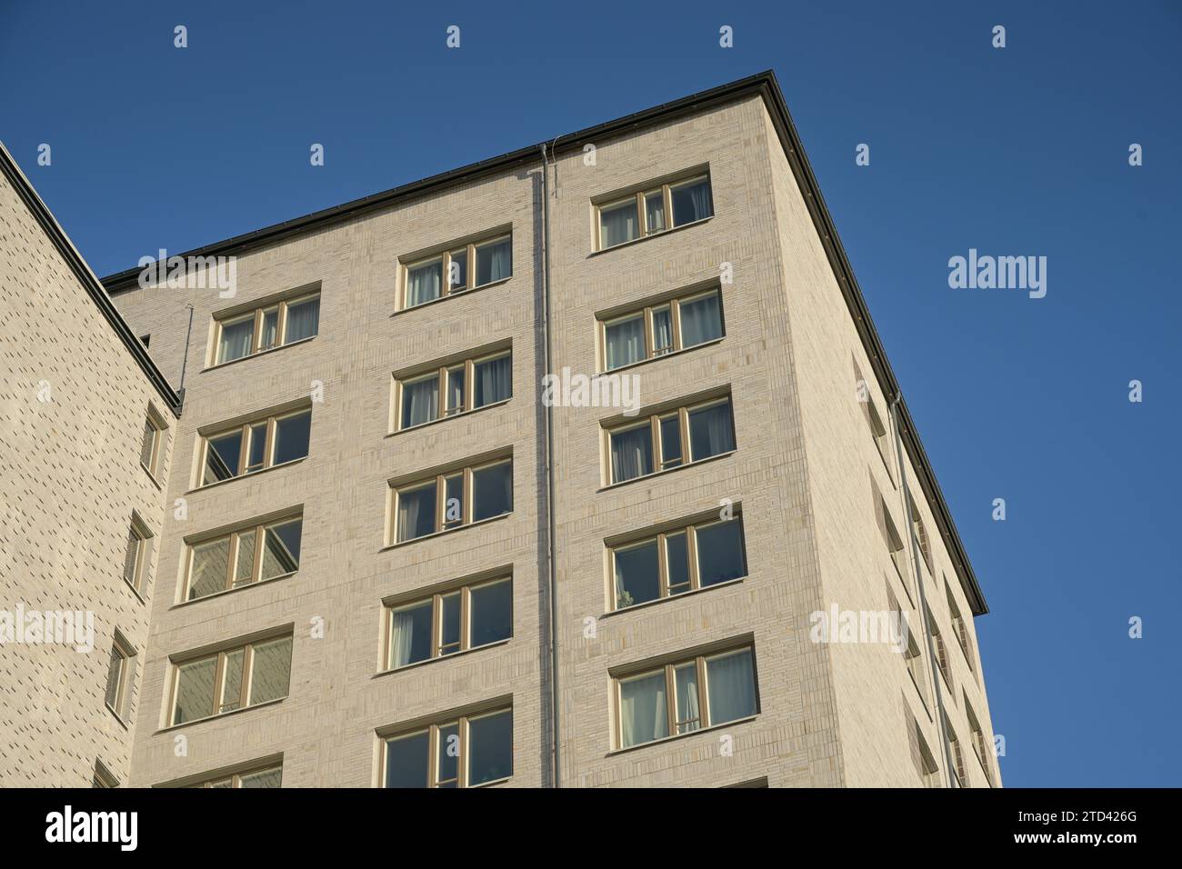 Edificio residenziale, area di sviluppo Siberia nel distretto di Vasastaden, Stoccolma, Svezia Foto Stock