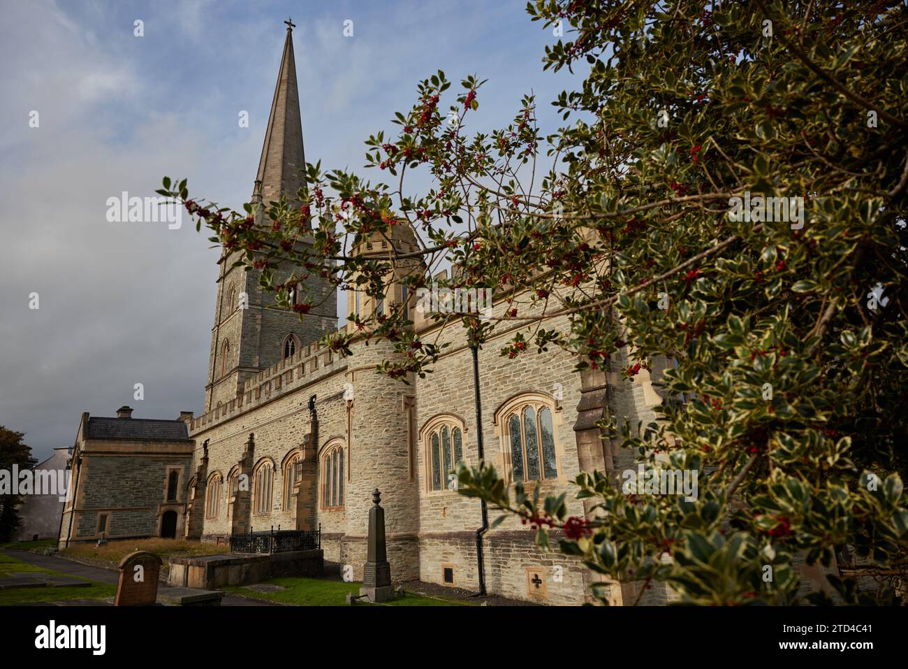 Cattedrale di St Columb, Derry/Londonderry, Irlanda del Nord Foto Stock