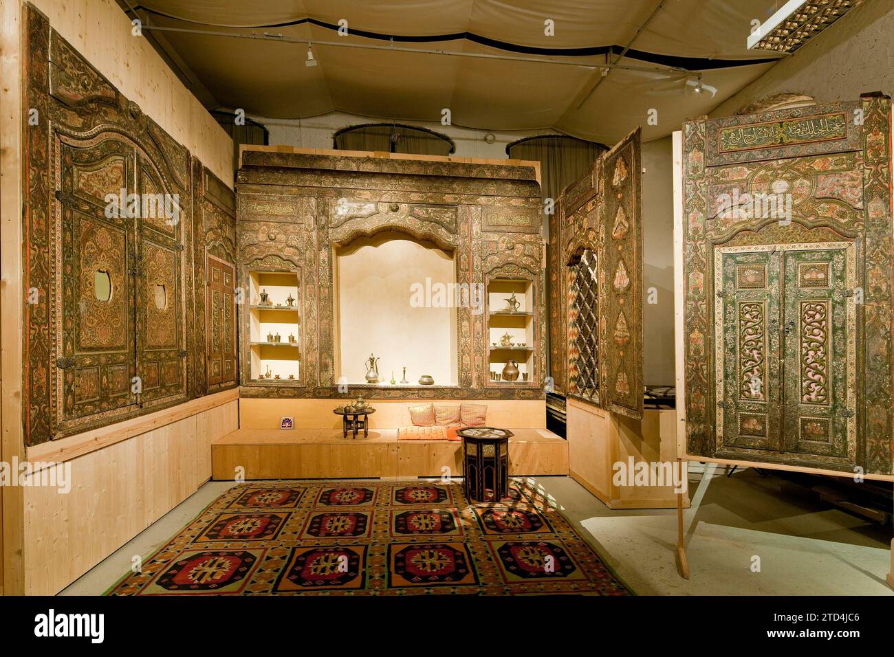 Museo di Etnologia a Dresda, sala Damasco Foto Stock