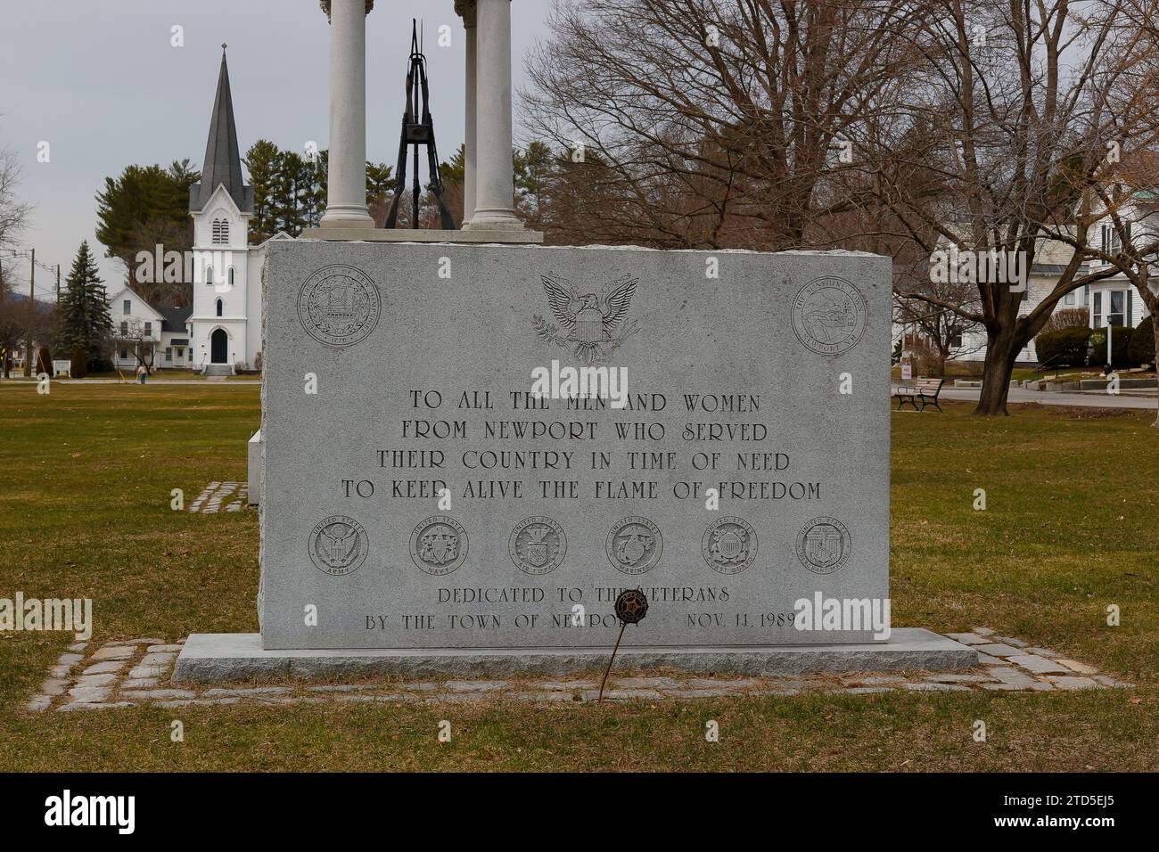 Situato tra le colline del New Hampshire centro-occidentale. 'The Sunshine Town' è una piccola città con residenti amichevoli e centro affollato con spirito Foto Stock