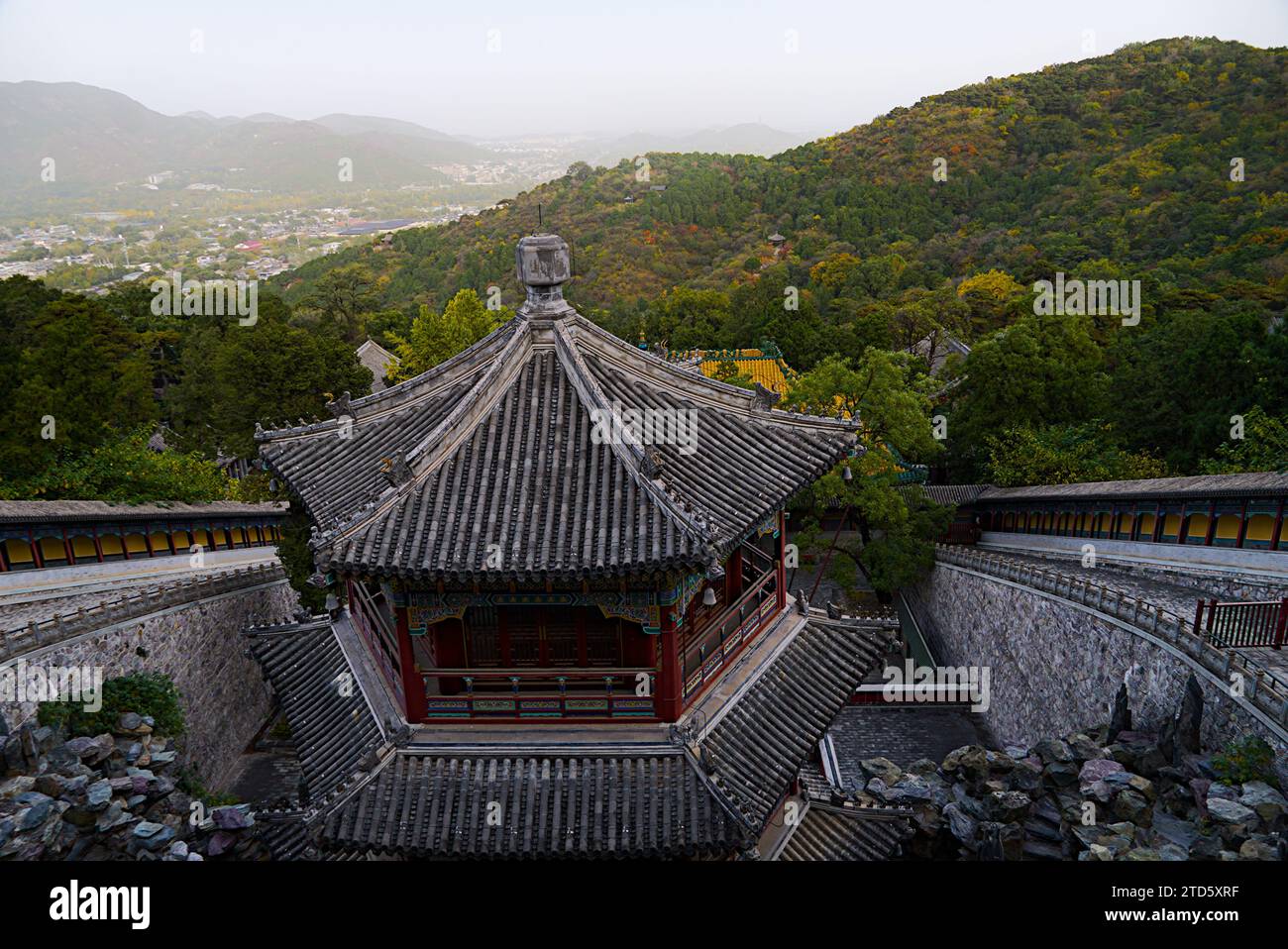 Tempio Xianshan a Pechino Cina Foto Stock