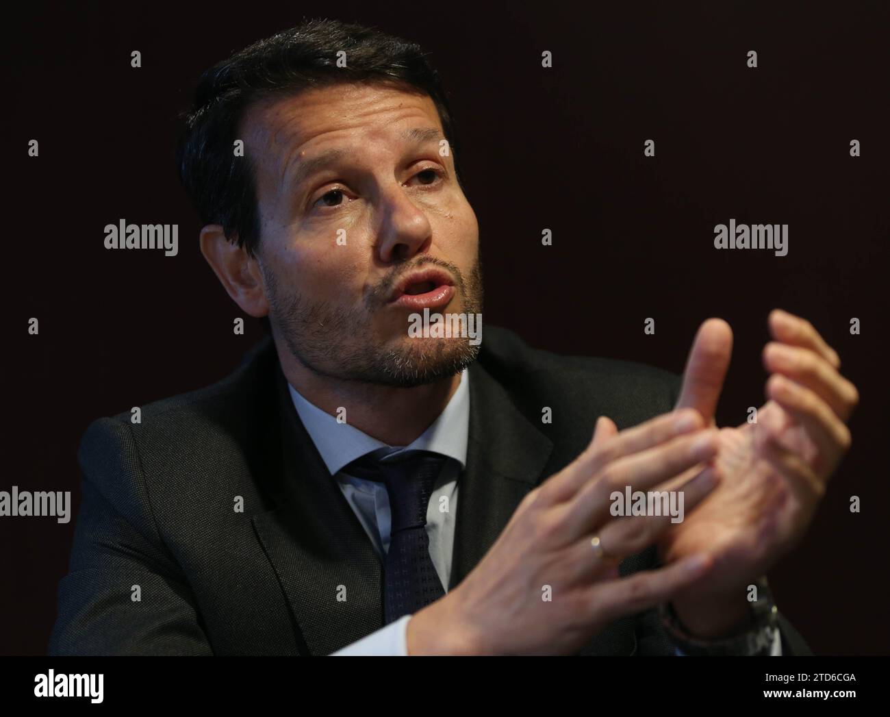 Madrid, 03/10/2015. Intervista a Eduardo Currás, direttore del settore del Banco de Sabadell. Foto: Ernesto Agudo. ARCHDC. Crediti: Album / Archivo ABC / Ernesto Agudo Foto Stock
