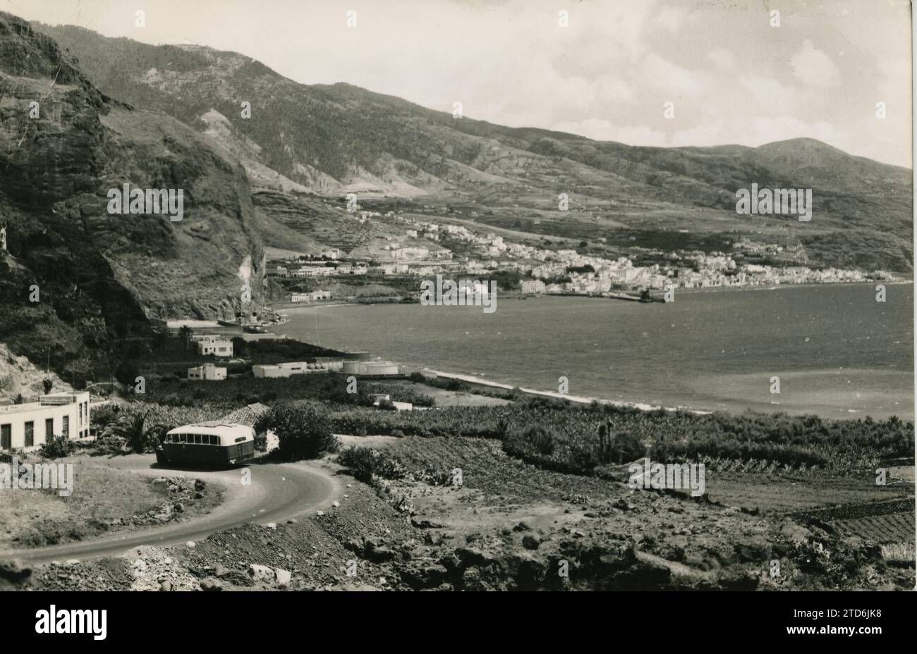 Santa Cruz de la Palma (la Palma), giugno 1965. Vista parziale dell'isola. Crediti: Album / Archivo ABC Foto Stock