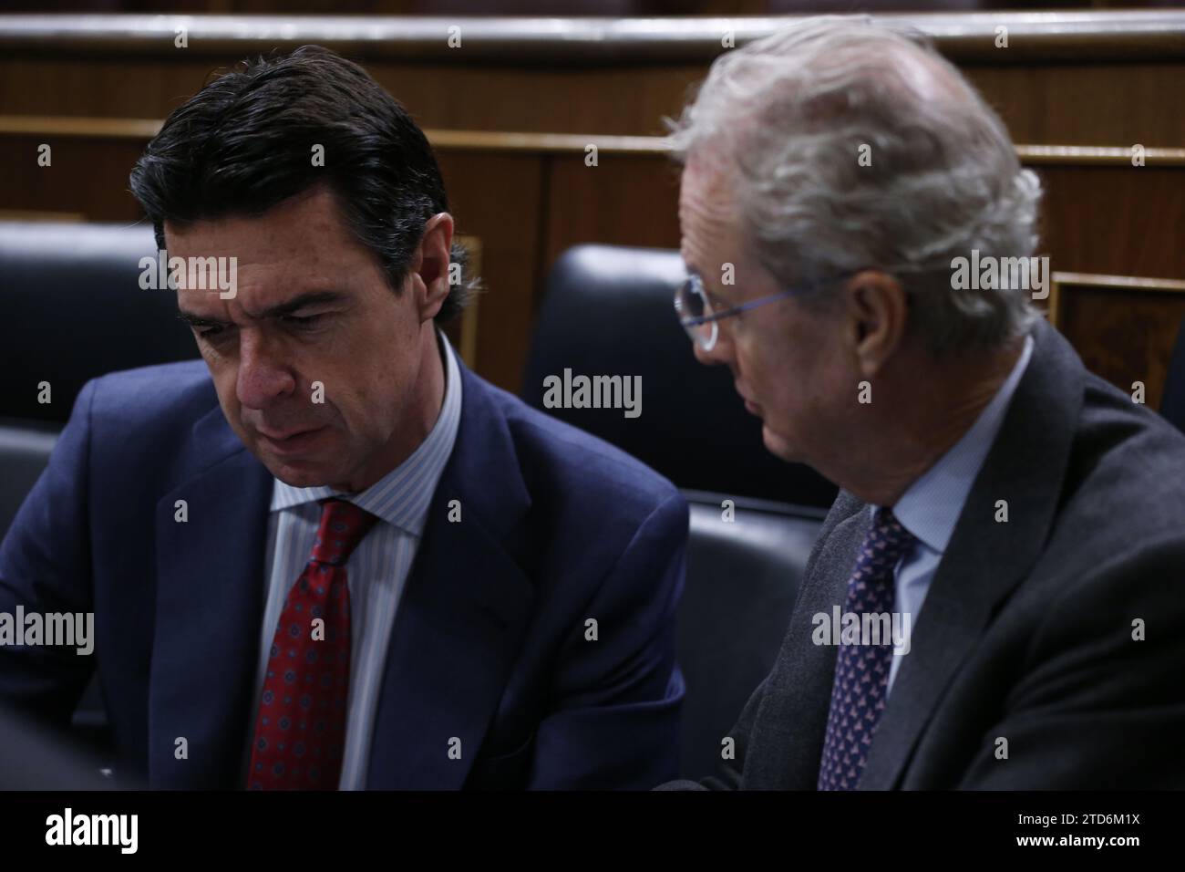 Madrid 11-19-2014/// sessione di controllo del governo nel Congresso dei deputati foto..Jaime Garcia....Archdc....nell'immagine Jose Manuel Soria. Crediti: Album / Archivo ABC / Jaime García Foto Stock