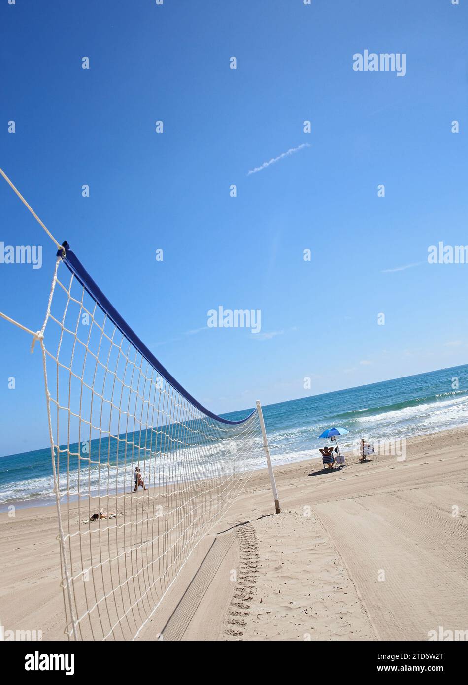 Daimús (Valencia), 06/08/2017. Atmosfera sulla spiaggia di Daimús. Foto: Rober Solsona Archdc. Crediti: Album / Archivo ABC / Rober Solsona Foto Stock