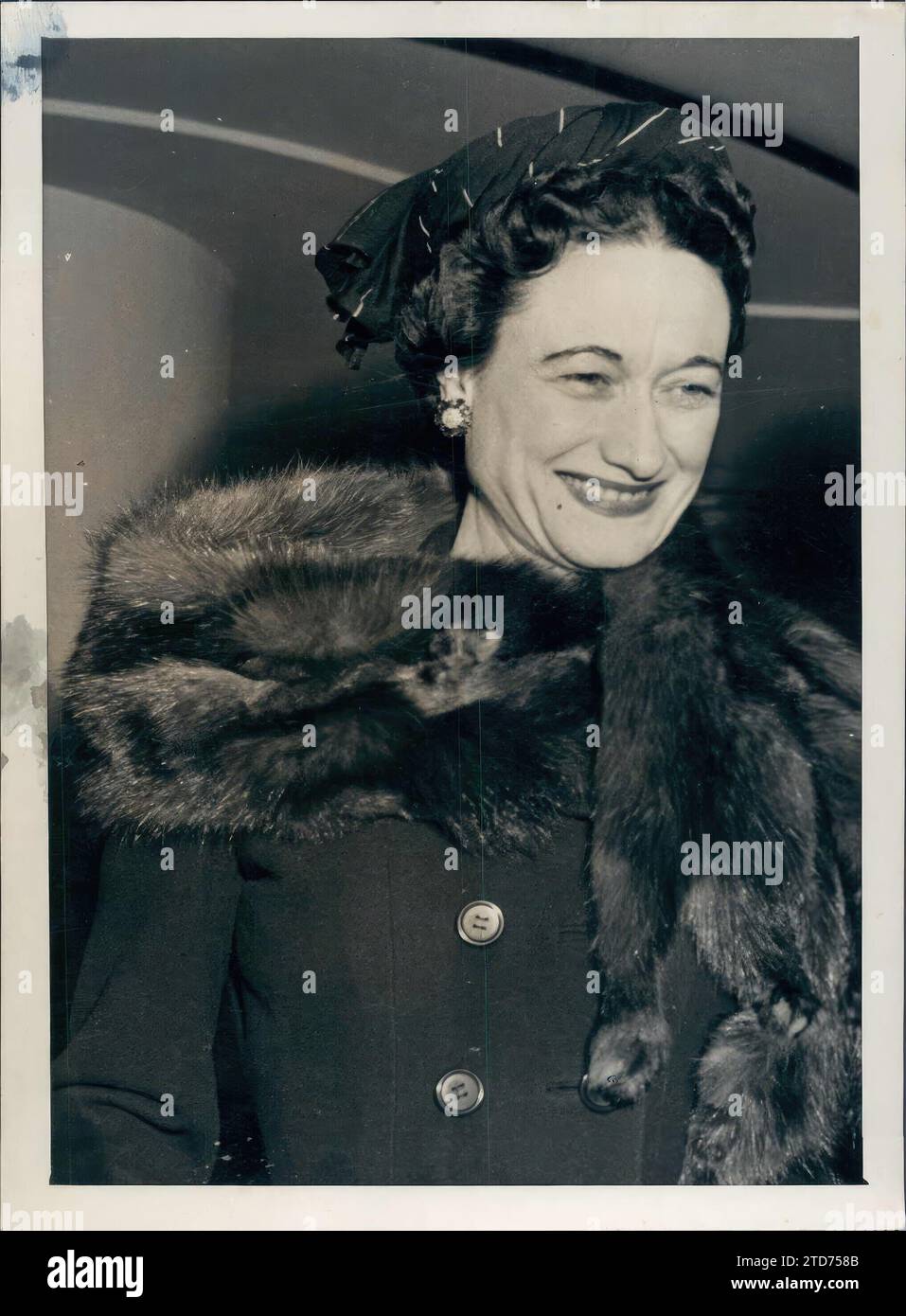 12/31/1947. Un'immagine di Wallis Simpson. Crediti: Album / Archivo ABC Foto Stock