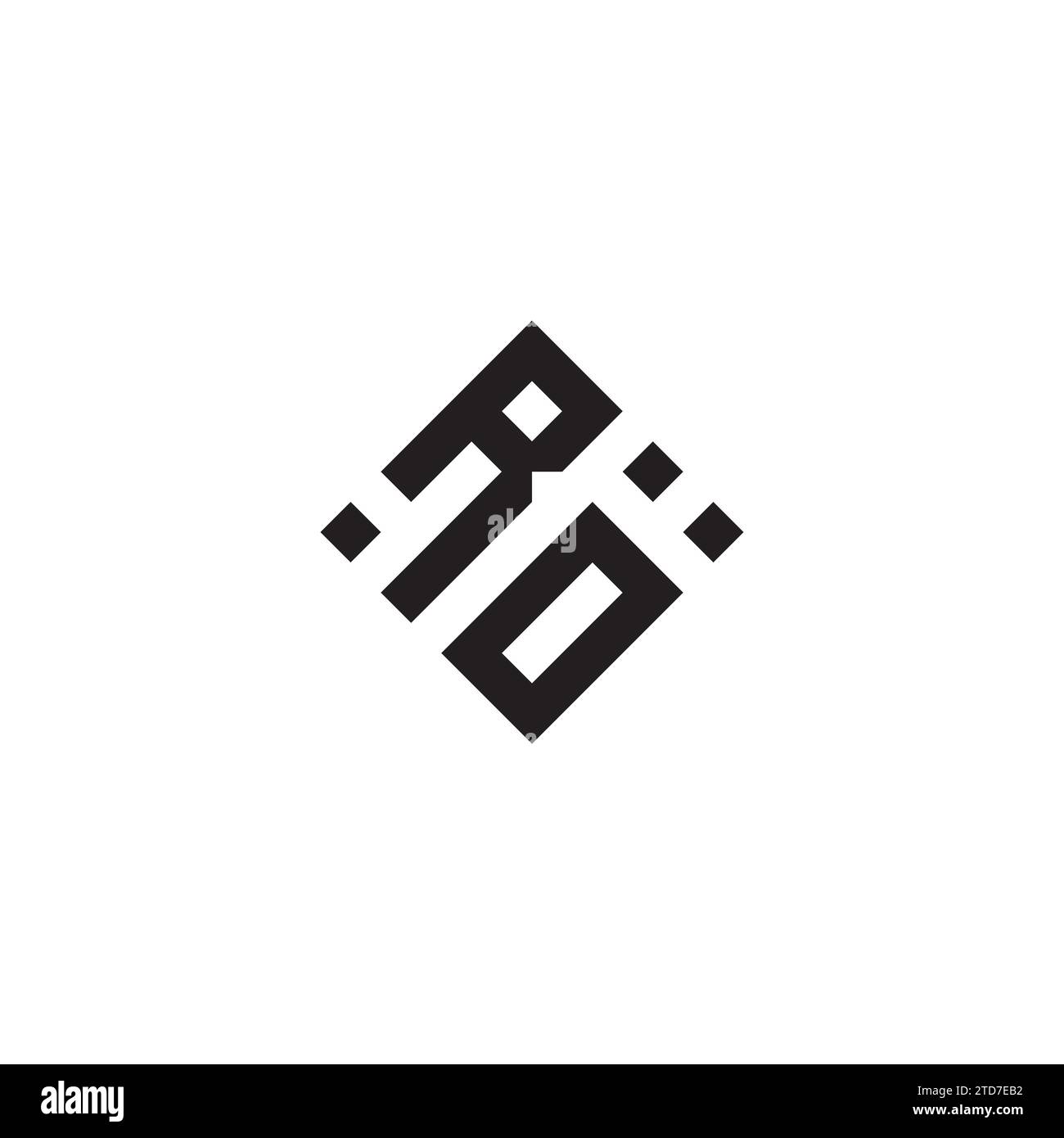 O il logo astratto del concept geometrico in un design professionale di alta qualità, ideale per lo Street style Illustrazione Vettoriale