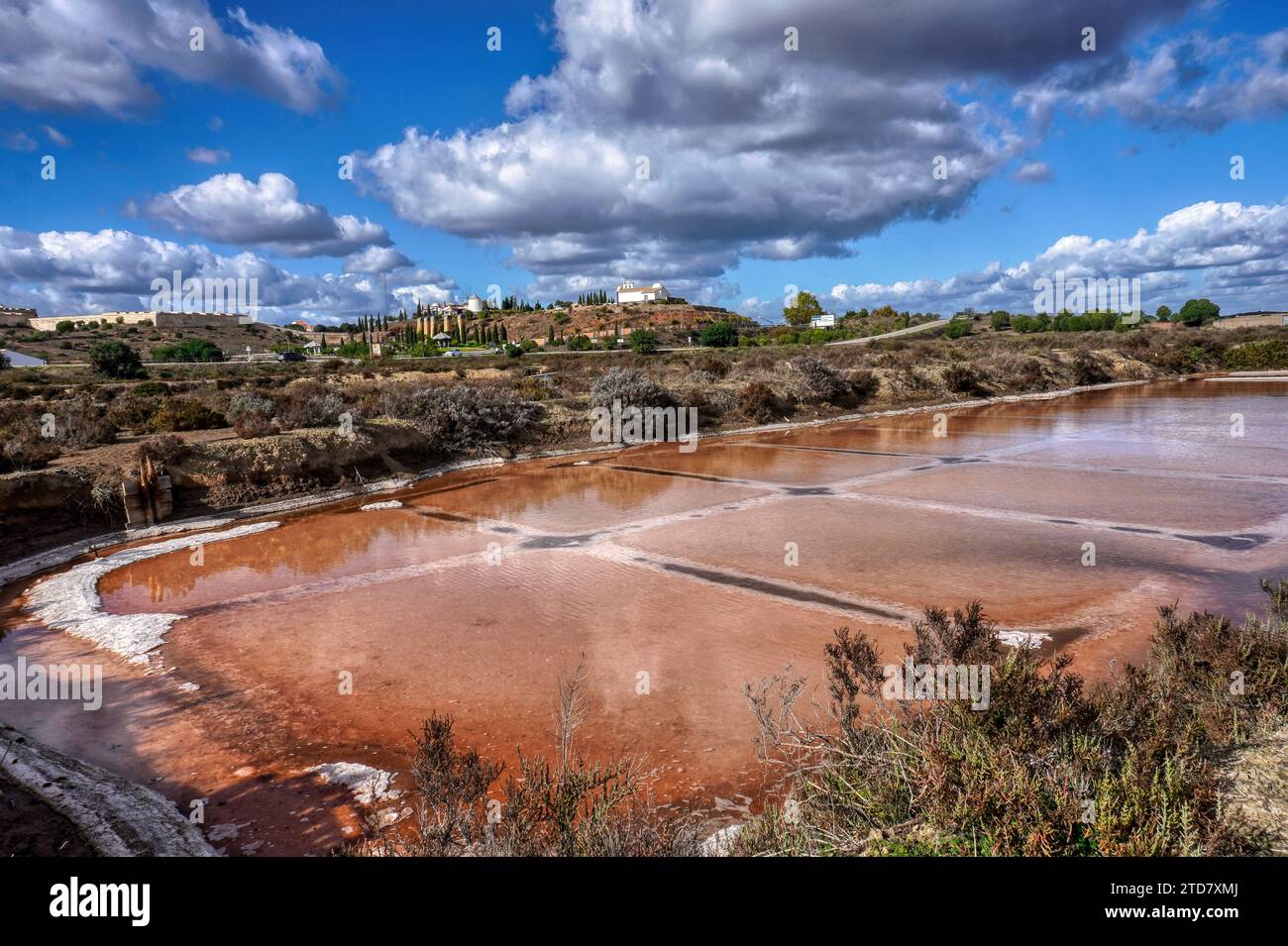 Salinas em Castro Marim - Portogallo Foto Stock