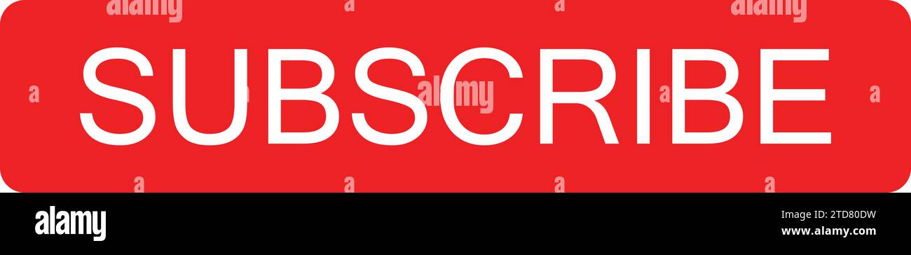 Iscriviti pulsante rosso | iscriviti al canale | Social media | icona pulsante | pulsante a campana e cursore a mano Illustrazione Vettoriale