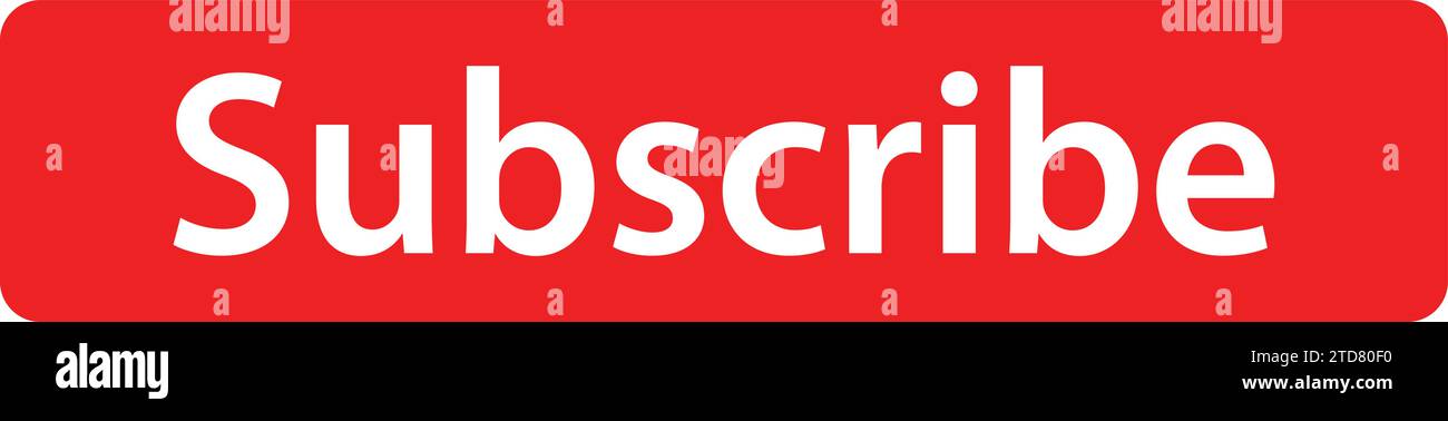 Iscriviti pulsante rosso | iscriviti al canale | Social media | icona pulsante | pulsante a campana e cursore a mano Illustrazione Vettoriale