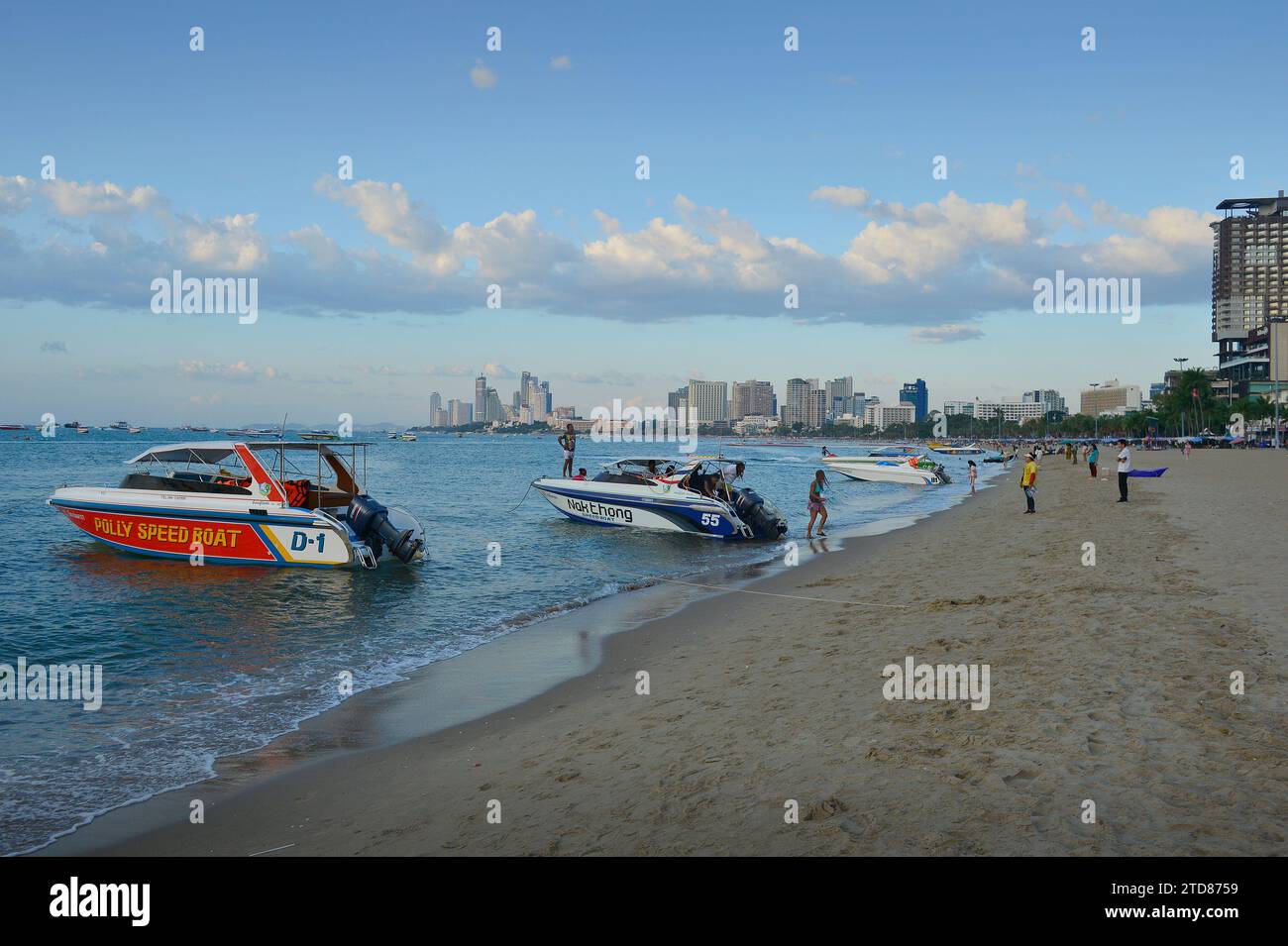 Spiaggia di Pattaya Thailandia Foto Stock