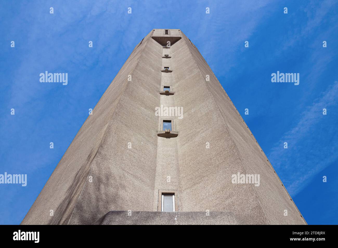 Torre d'acqua del complesso radiotrasmettitore radio Kootwijk. Radio Kootwijk, Gelderland, Paesi Bassi. Foto Stock