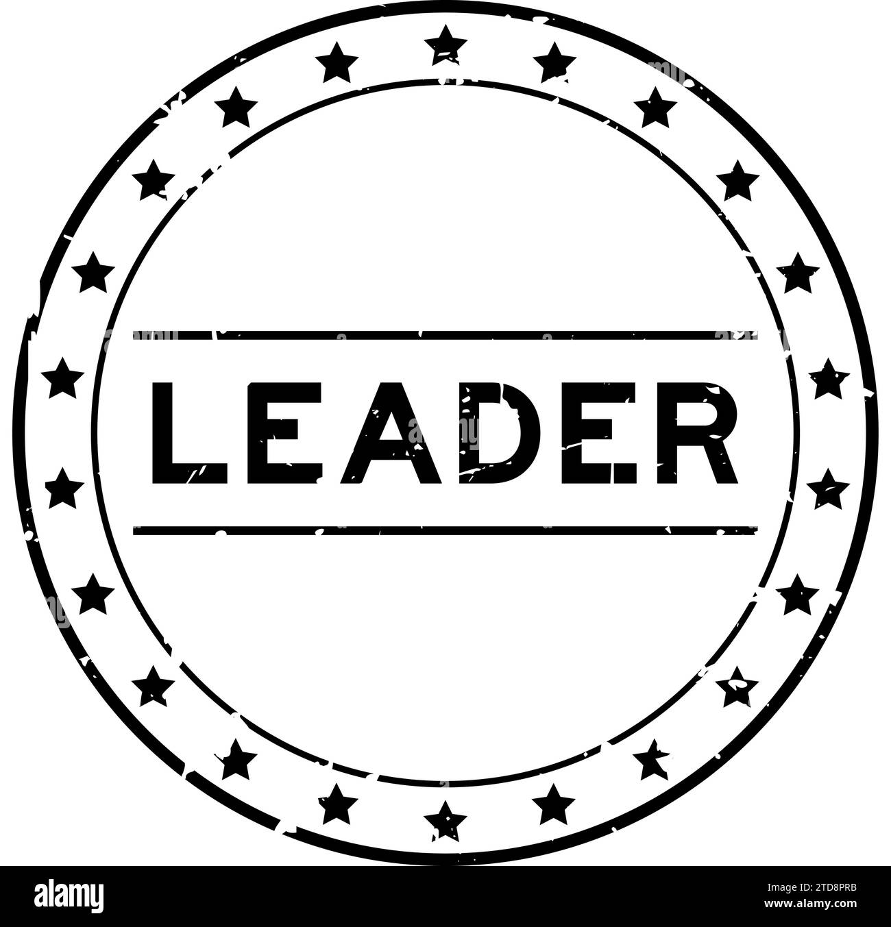 Grunge nero parola di testa rotonda guarnizione in gomma timbro su sfondo bianco Illustrazione Vettoriale