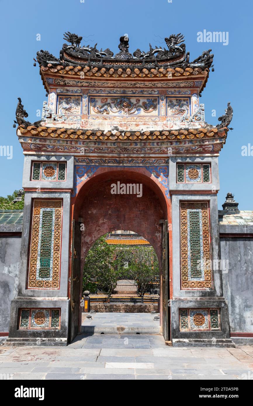 La tomba di Re tu Duc (nota anche come Khiem Lang) è una reliquia storica nel complesso dei monumenti di Hue. (Foto CTK/Ondrej Zaruba) Foto Stock