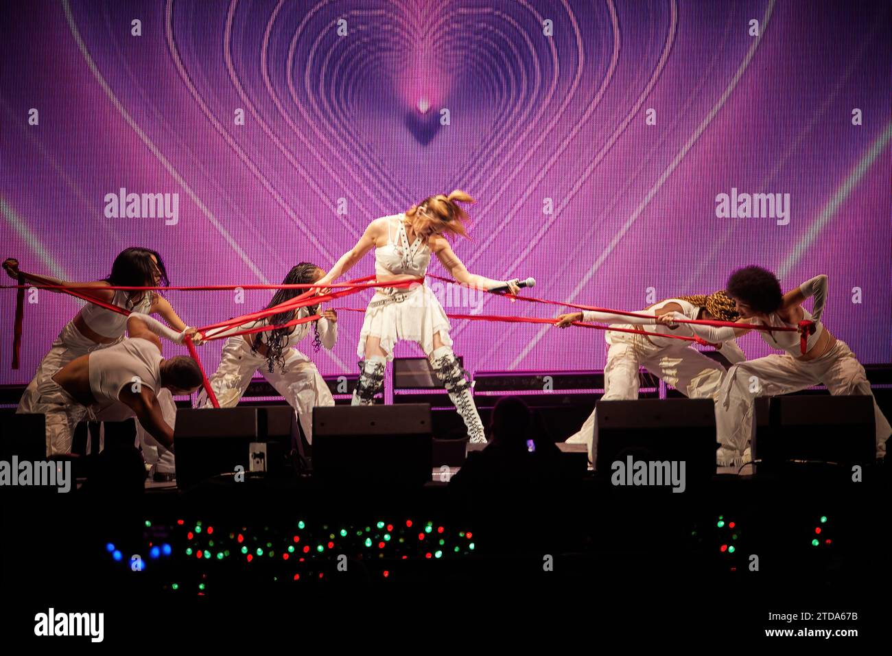 16 dicembre 2023. Sunrise, Florida, USA. Alexa. Jingle Ball 2023 di iHeartRadio Y100 presente da Capital One. Da FLL a Miami. Foto Stock