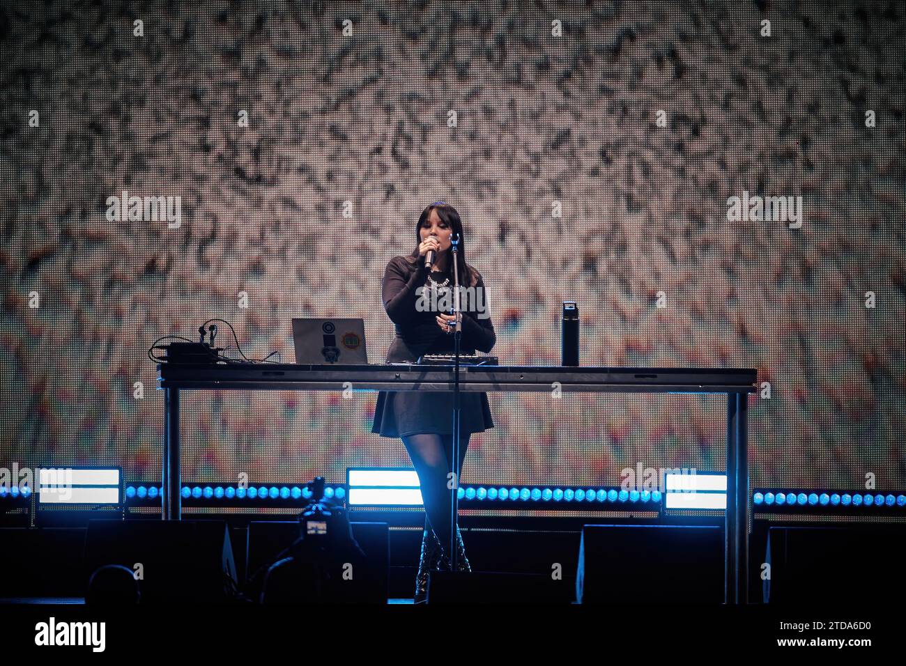 16 dicembre 2023. Sunrise, Florida, USA. Kenya Grace. Jingle Ball 2023 di iHeartRadio Y100 presente da Capital One. Da FLL a Miami. Foto Stock