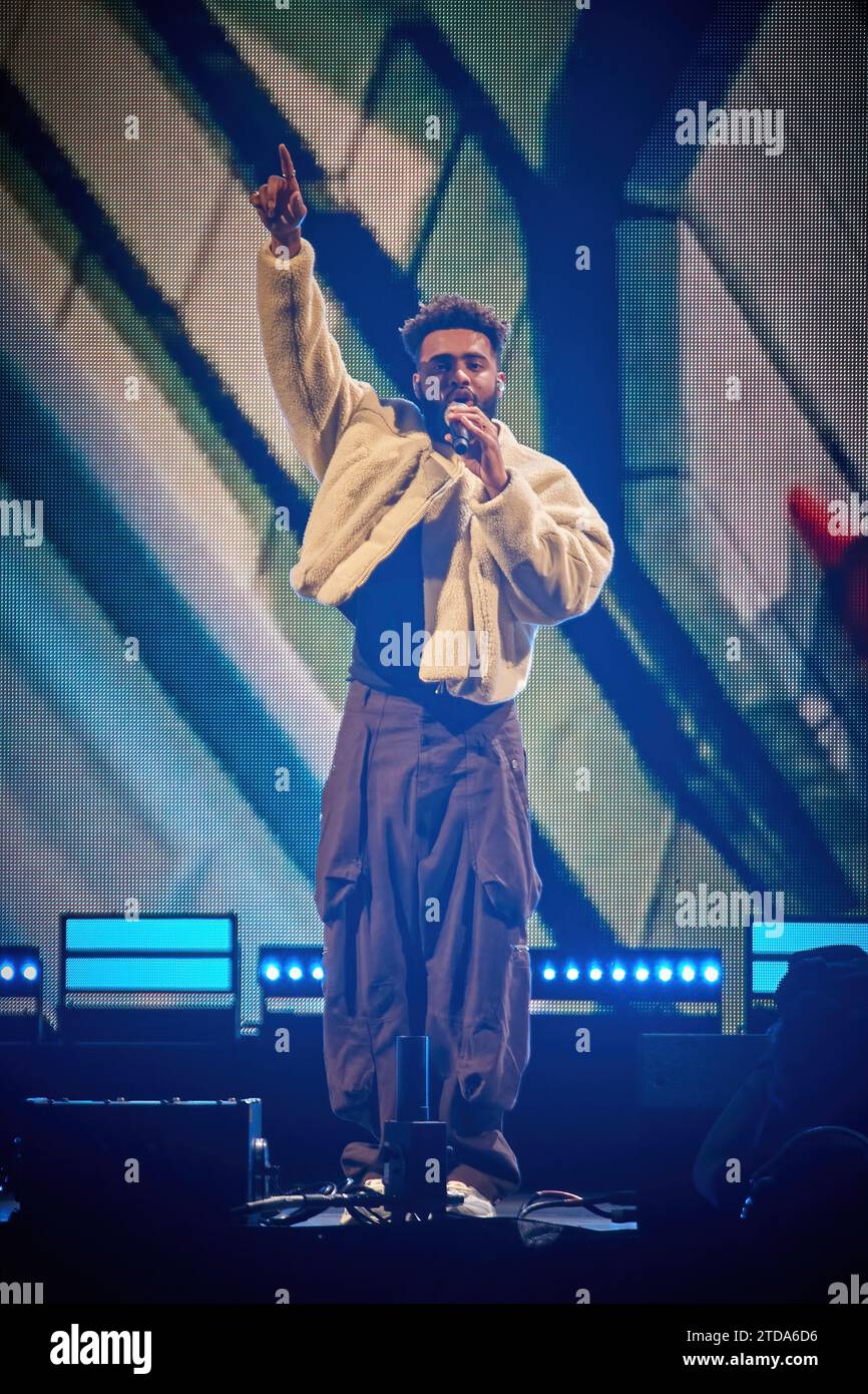 16 dicembre 2023. Sunrise, Florida, USA. Paul Russell. Jingle Ball 2023 di iHeartRadio Y100 presente da Capital One. Da FLL a Miami. Foto Stock