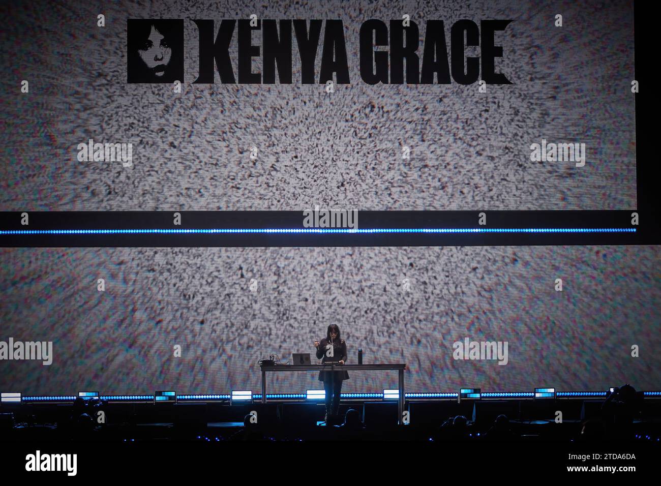 16 dicembre 2023. Sunrise, Florida, USA. Kenya Grace. Jingle Ball 2023 di iHeartRadio Y100 presente da Capital One. Da FLL a Miami. Foto Stock