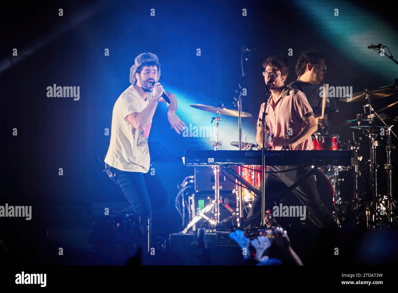 16 dicembre 2023. Sunrise, Florida, USA. AJR. Jingle Ball 2023 di iHeartRadio Y100 presente da Capital One. Da FLL a Miami. Foto Stock