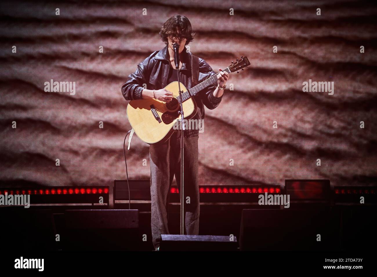 16 dicembre 2023. Sunrise, Florida, USA. David Kushner. Jingle Ball 2023 di iHeartRadio Y100 presente da Capital One. Da FLL a Miami. Foto Stock