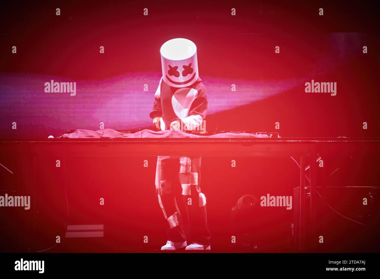 16 dicembre 2023. Sunrise, Florida, USA. Marshmello. Jingle Ball 2023 di iHeartRadio Y100 presente da Capital One. Da FLL a Miami. Foto Stock