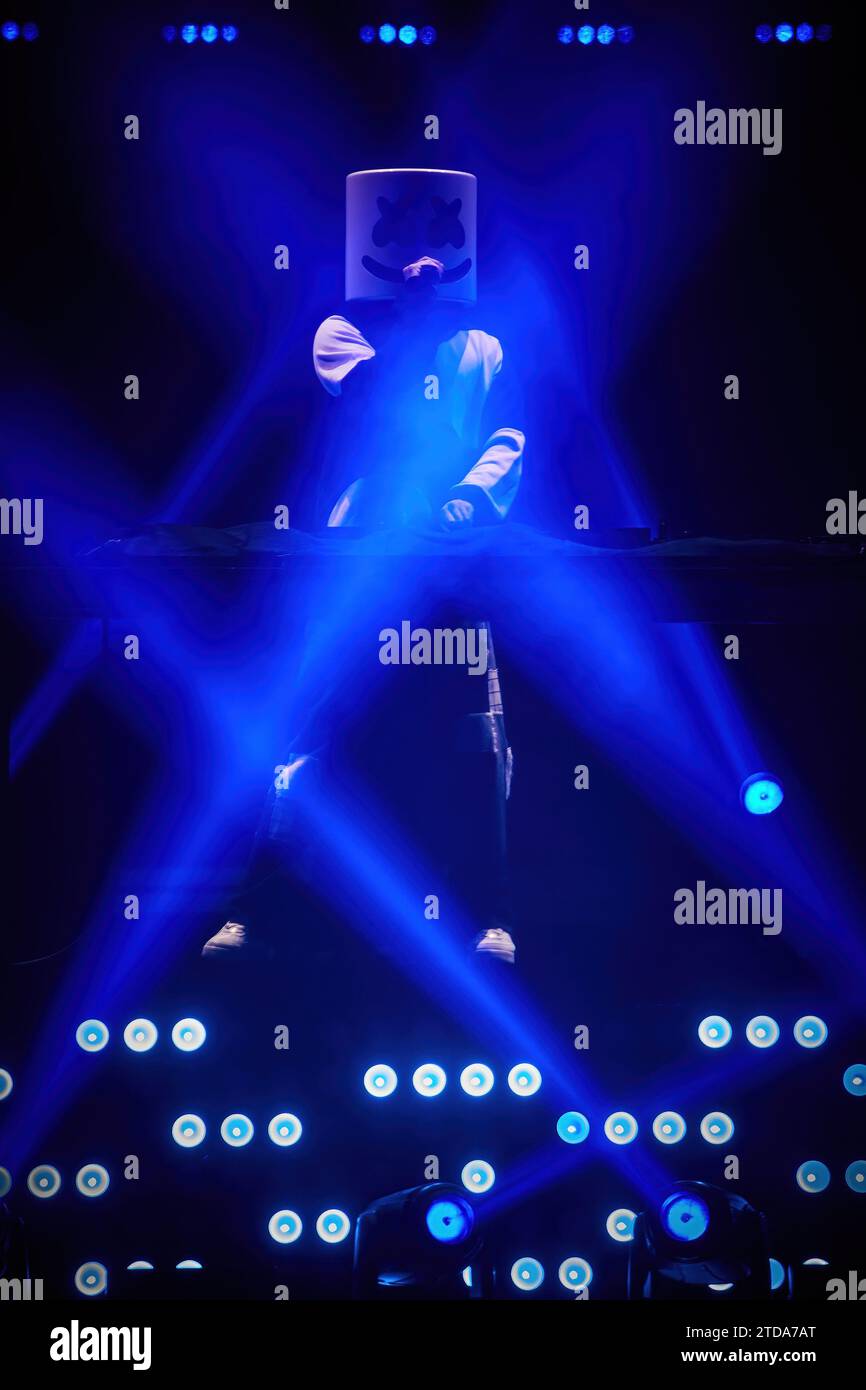 16 dicembre 2023. Sunrise, Florida, USA. Marshmello. Jingle Ball 2023 di iHeartRadio Y100 presente da Capital One. Da FLL a Miami. Foto Stock