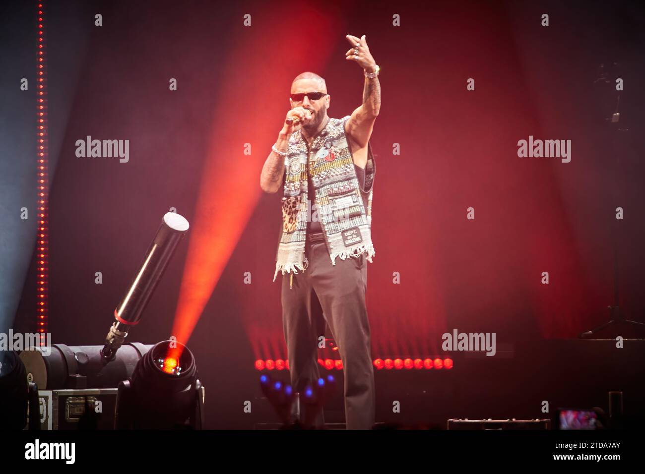 16 dicembre 2023. Sunrise, Florida, USA. Nicky Jam. Jingle Ball 2023 di iHeartRadio Y100 presente da Capital One. Da FLL a Miami. Foto Stock