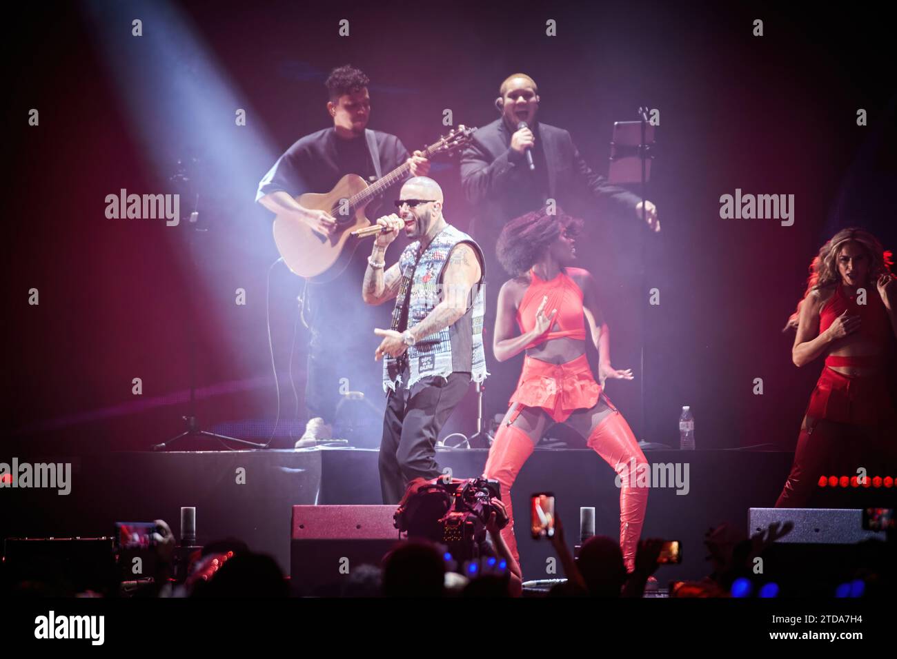 16 dicembre 2023. Sunrise, Florida, USA. Nicky Jam. Jingle Ball 2023 di iHeartRadio Y100 presente da Capital One. Da FLL a Miami. Foto Stock