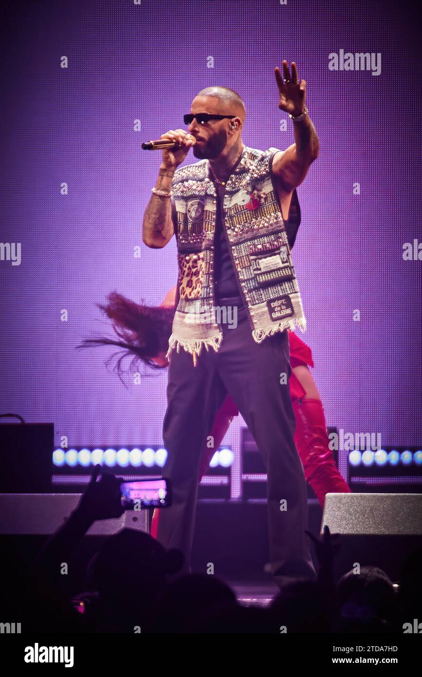 16 dicembre 2023. Sunrise, Florida, USA. Nicky Jam. Jingle Ball 2023 di iHeartRadio Y100 presente da Capital One. Da FLL a Miami. Foto Stock