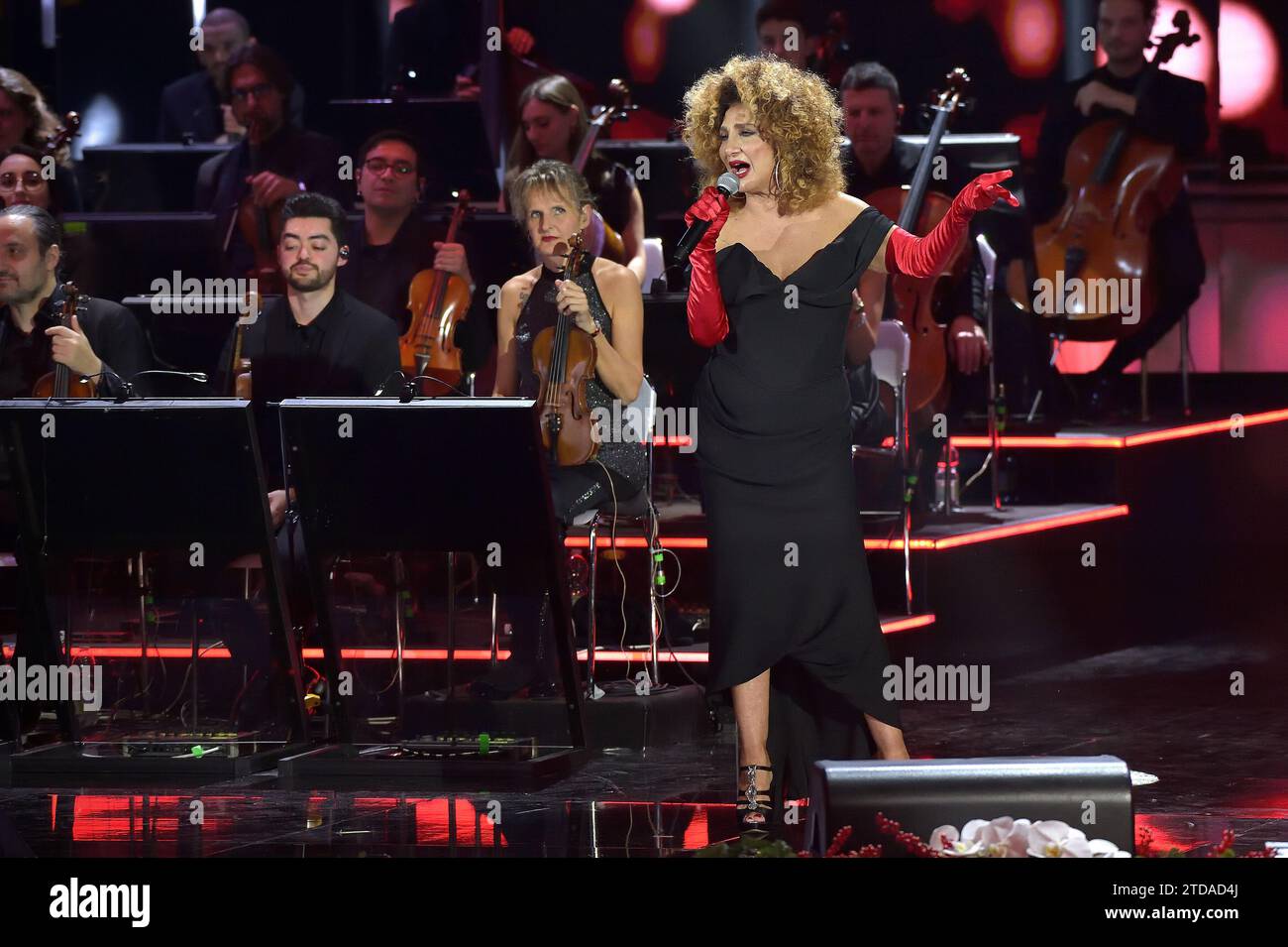 Roma Italia 16 Dicembre Marcella Bella Concerto Di Natale In