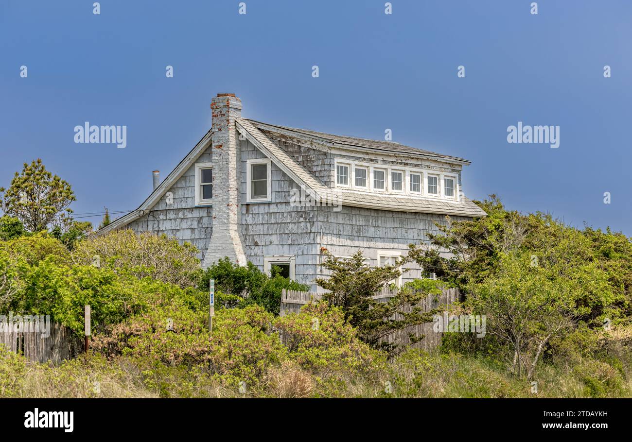 cottage sulla spiaggia al 175 di atlantic avenue, amagansett, ny Foto Stock
