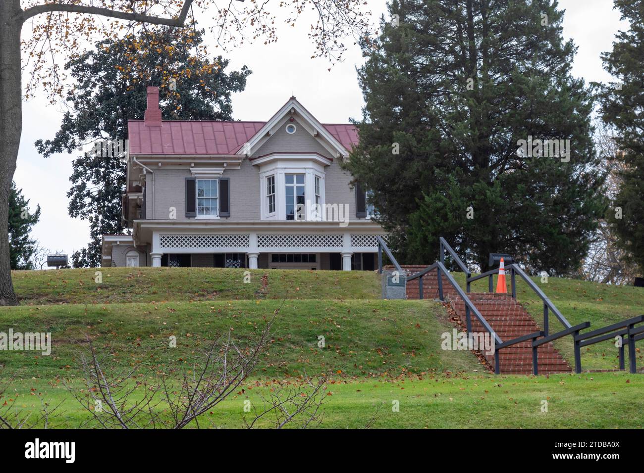 Washington DC - Cedar Hill nel quartiere Anacostia di Washington, dove Frederick Douglass ha vissuto per i suoi ultimi 17 anni. Ora è il Frederick Foto Stock
