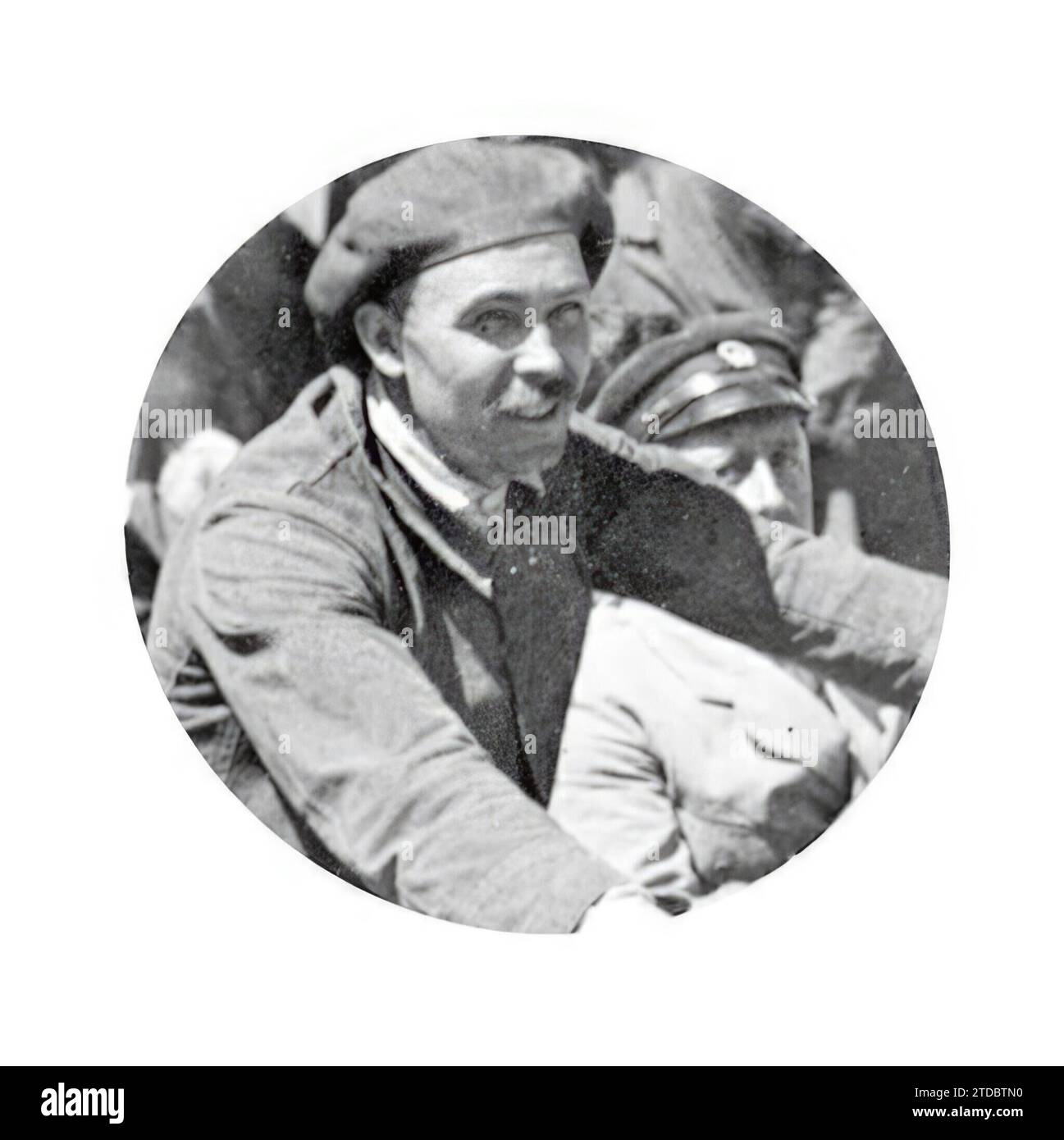 06/30/1916. Miguel Lliviria, che ha vinto il campionato 'Side-Cars'. Crediti: Album / Archivo ABC / José Zegri Foto Stock