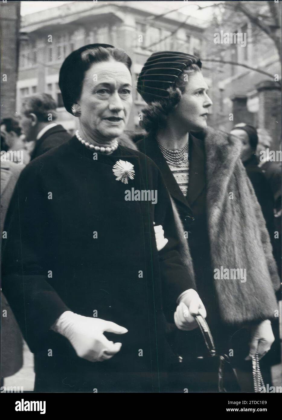 12/31/1959. Un'immagine di Wallis Simpson. Crediti: Album / Archivo ABC / Torremocha Foto Stock